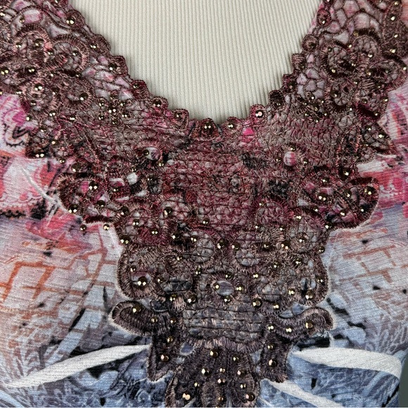 Beaded & Embroidered Intricate Top - Picture 4 of 5